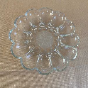 Princess House Crystal Plate